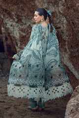 NSG-206 | Gardenia Unstitched Embroidered By Nureh