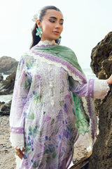 NSG-200 | Gardenia Unstitched Embroidered By Nureh