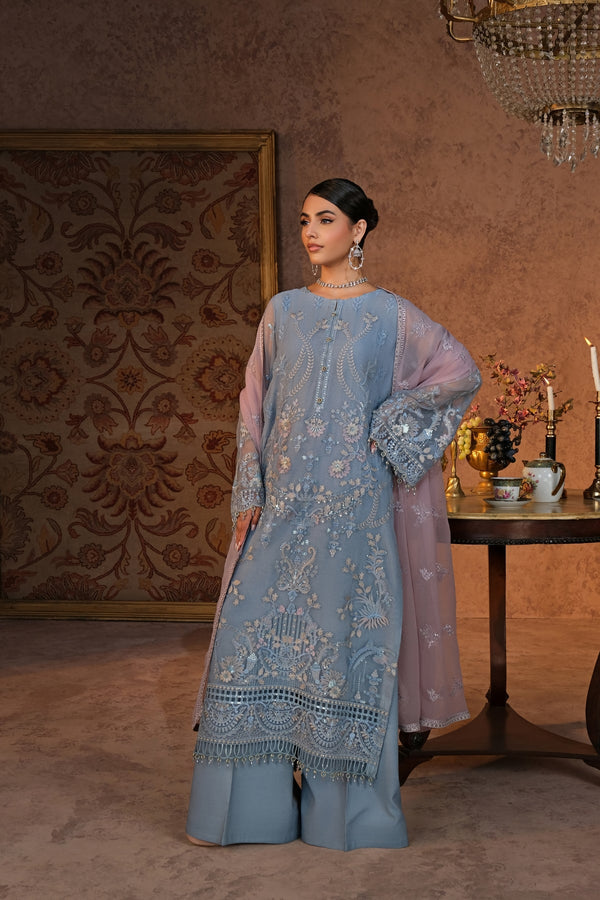 09 - Aegean | Zebaish Luxury Chiffon By Lavish