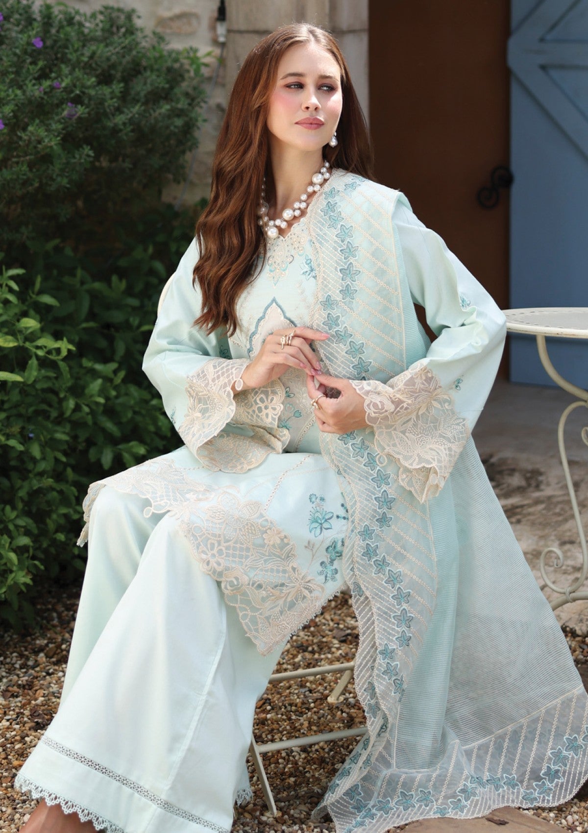 Freya | Raaya Luxury Embroidered Lawn By Rangrasiya