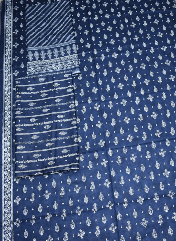 Design# 08 | Bin Saeed Mid Season Cotton Lawn – Premium 3PC Collection
