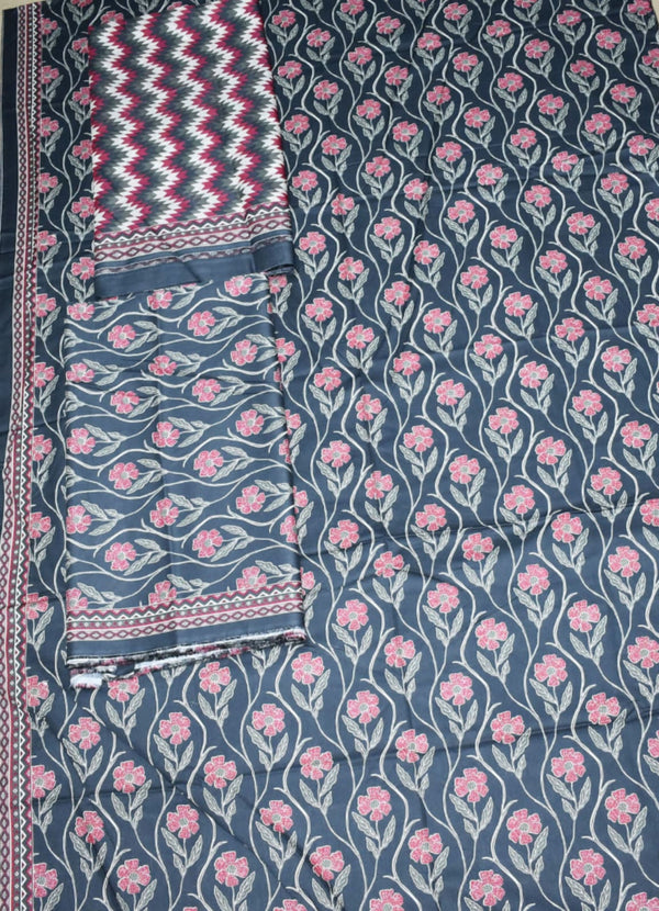 Design# 09 | Bin Saeed Mid Season Cotton Lawn – Premium 3PC Collection
