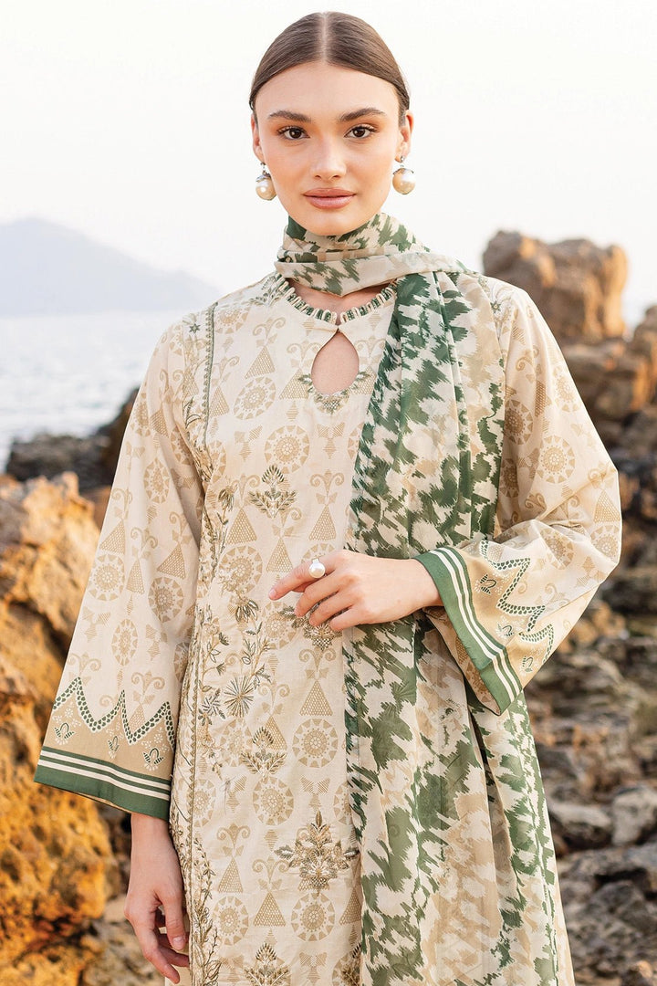 9171 | Embroidered Lawn | Tuscany Embroidered '25 By Rashid - Rabbani Cloth House