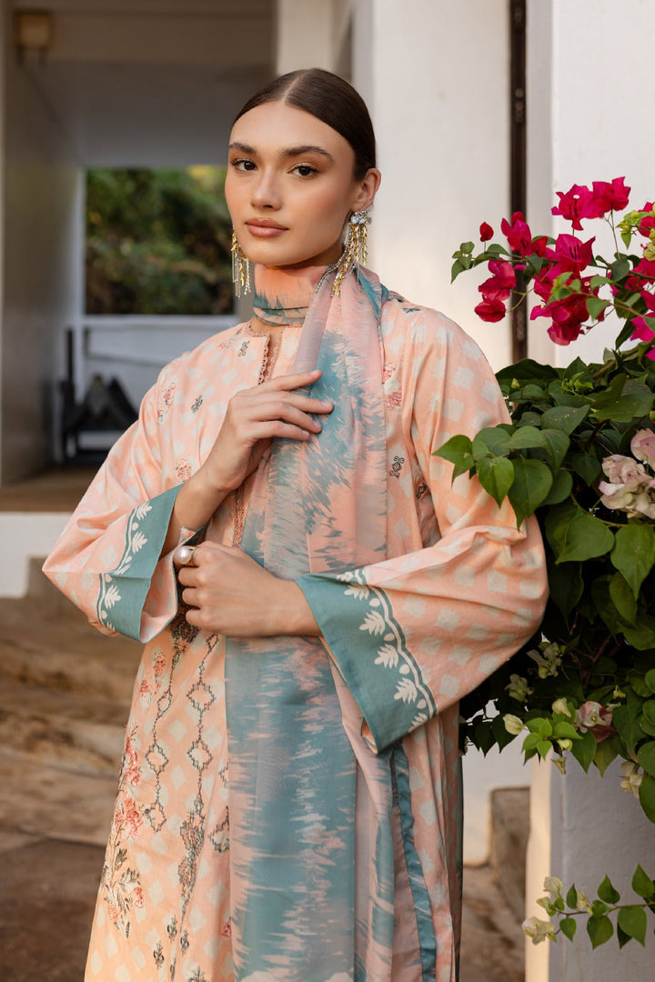 9173 | Embroidered Lawn | Tuscany Embroidered '25 By Rashid - Rabbani Cloth House