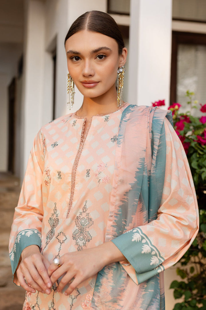 9173 | Embroidered Lawn | Tuscany Embroidered '25 By Rashid - Rabbani Cloth House