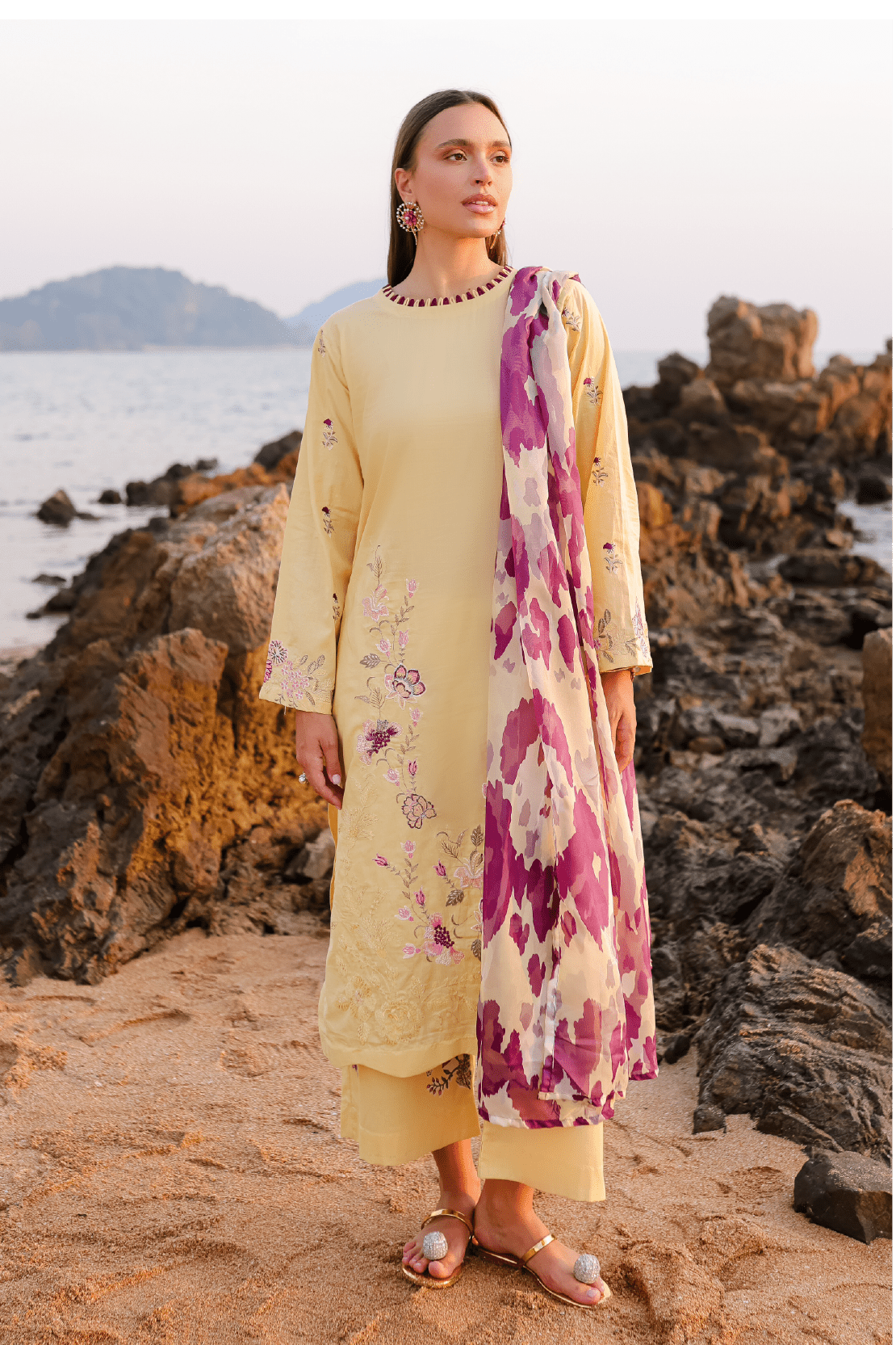 9178 | Embroidered Lawn | Tuscany Embroidered '25 By Rashid – Rabbani ...