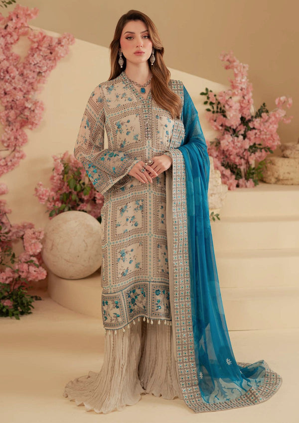 Am-17 | Amaya Unstitched Luxury Embroidered By Nureh