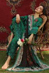 ANW6-14 - Aniq Unstithed Embroidered Linen Collection By Charizma