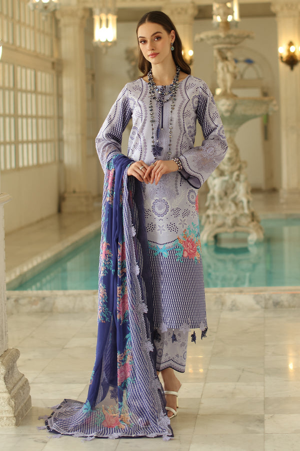 AN5-01 - Printed Lawn – Aniiq Embroidered Unstitched By Charizma