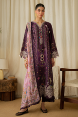 AMELINE (AK-05) | Print Luxe Linen '26 By Abyaan