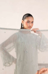 AN-10 - Anaya Noor Unstitched Chiffon 3 Piece Suit by Zebtan