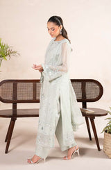 AN-10 - Anaya Noor Unstitched Chiffon 3 Piece Suit by Zebtan