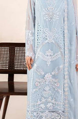 AN-05 - Anaya Noor Unstitched Chiffon 3 Piece Suit by Zebtan