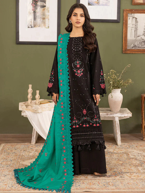 Orchid Luxury Embroidered Khaddar Shawl Edit'23 - B By Raabi