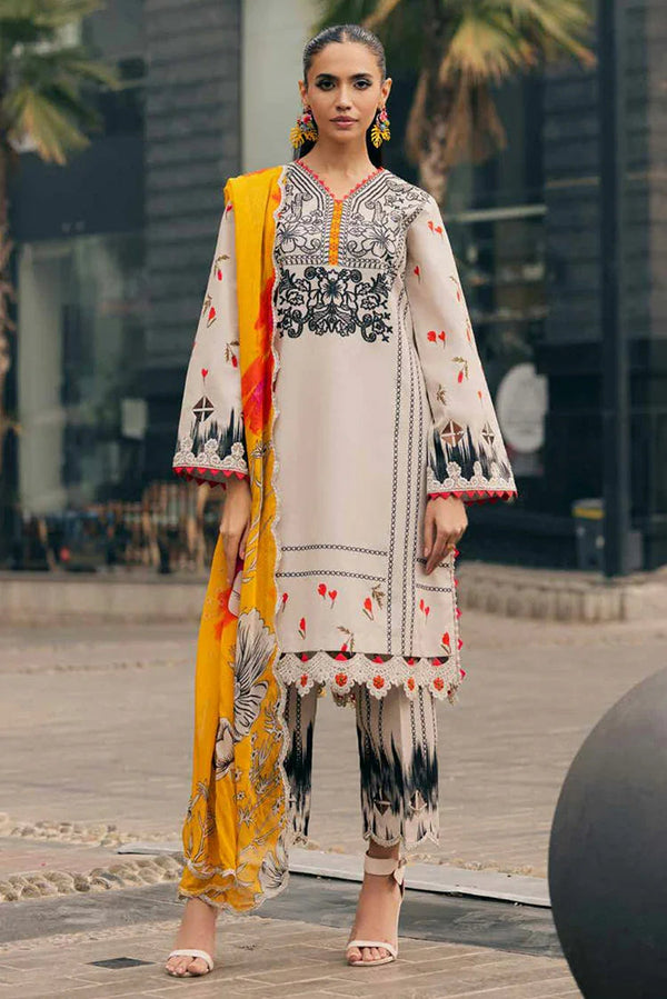 CIN5-04 – 3pc Infinity Embroidered Printed Lawn By Charizma