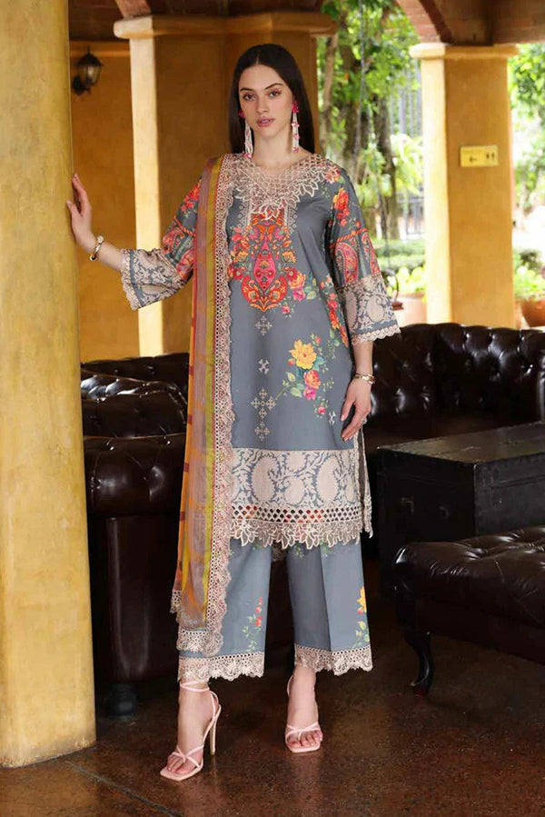 CIN5-08 – 3pc Infinity Embroidered Printed Lawn By Charizma