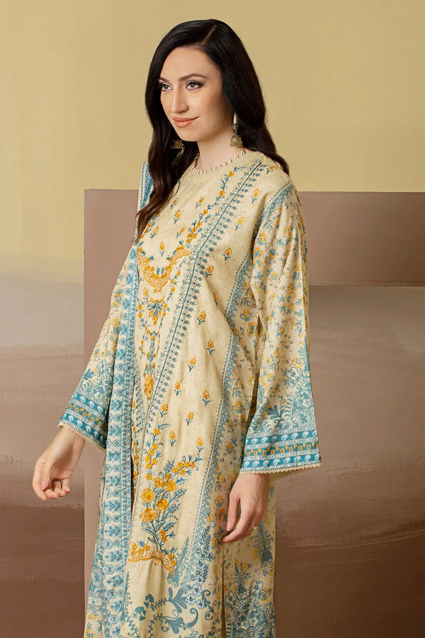 Berlin 3Pc Premium Embroidered Karandi – 8213 By Rashid
