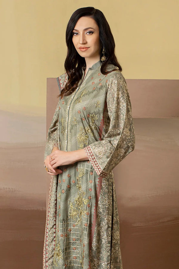 Berlin 3Pc Premium Embroidered Karandi – 8215 By Rashid