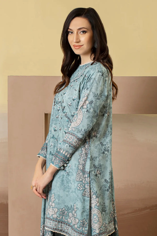Berlin 3Pc Premium Embroidered Karandi – 8216 By Rashid