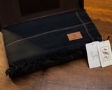 Luxe 100% Lambswool Shawl | Black