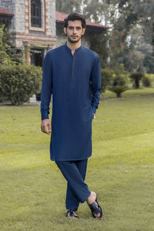 Noshan Mian CH-2 CM 1208 | Luxury Suit With Waistcoat By Riwaj