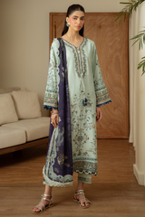CELESTE (AK-09) | Print Luxe Linen '26 By Abyaan