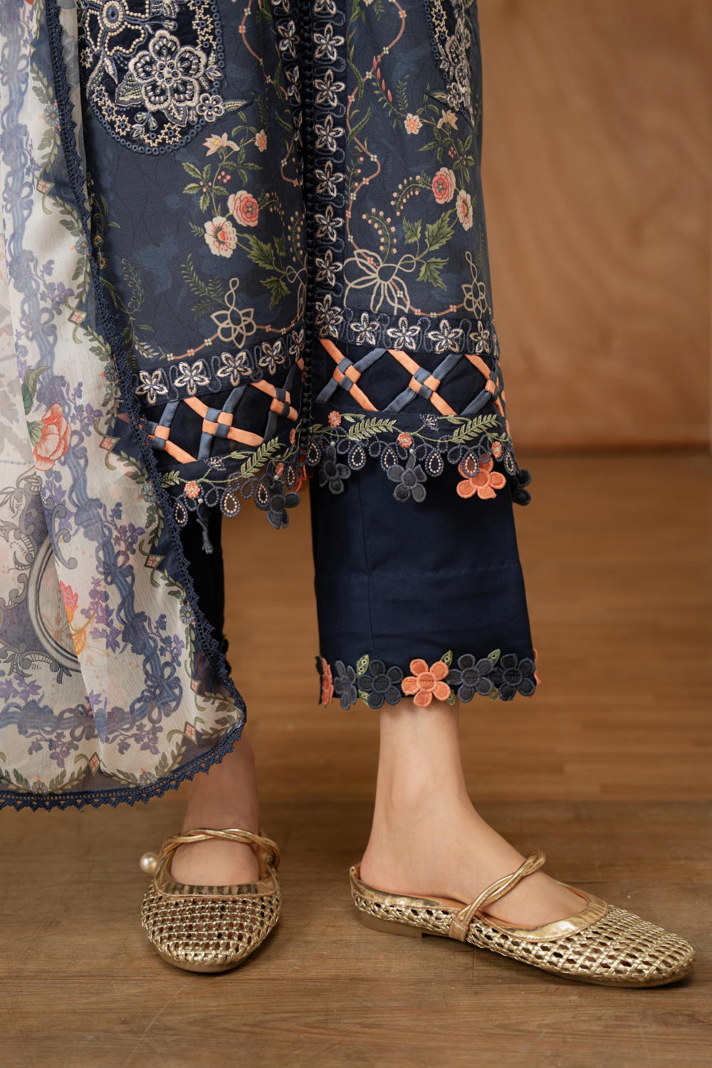 CELINE (AK-03) | Print Luxe Linen '26 By Abyaan