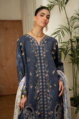 CELINE (AK-03) | Print Luxe Linen '26 By Abyaan