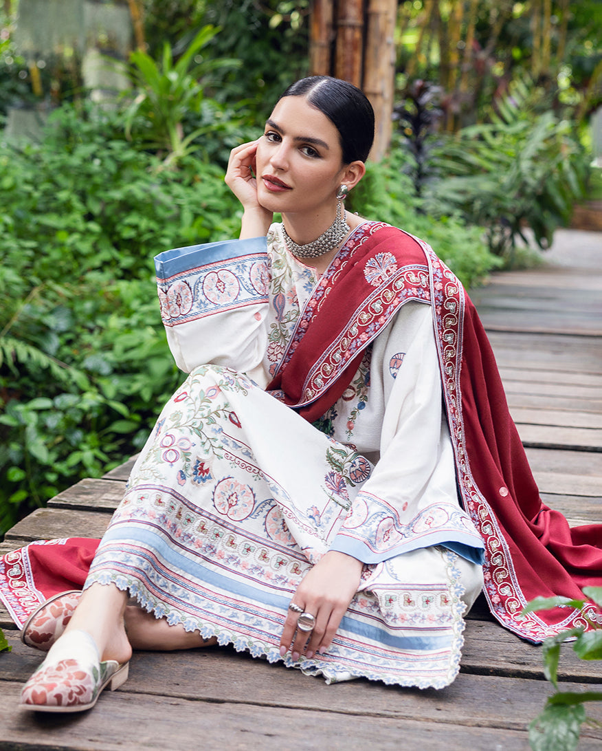 Coper Blaze - Symphony Hemline Unstitched by Mushq
