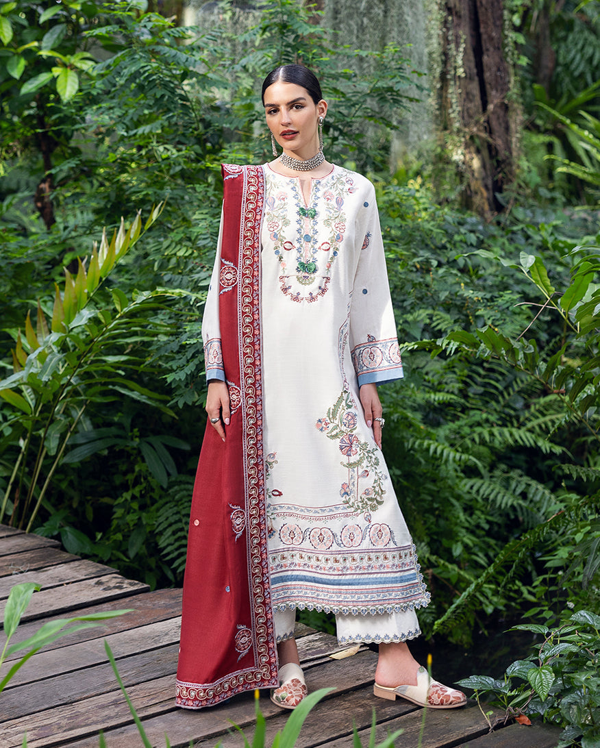Coper Blaze - Symphony Hemline Unstitched by Mushq