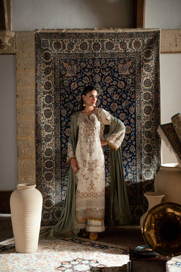 1A - Shades Of Winter Embroidered Collection By Florent