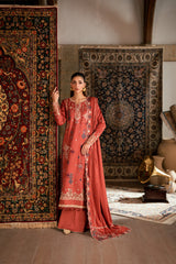 2A - Shades Of Winter Embroidered Collection By Florent