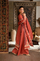 2A - Shades Of Winter Embroidered Collection By Florent