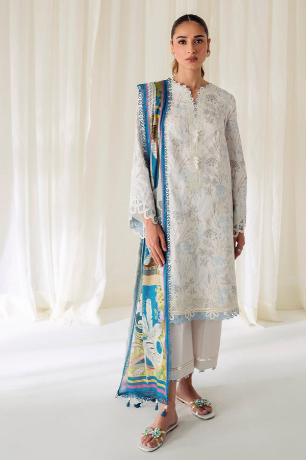 AR-02 Florine - Prints Unstitched Collection By Qalamkar