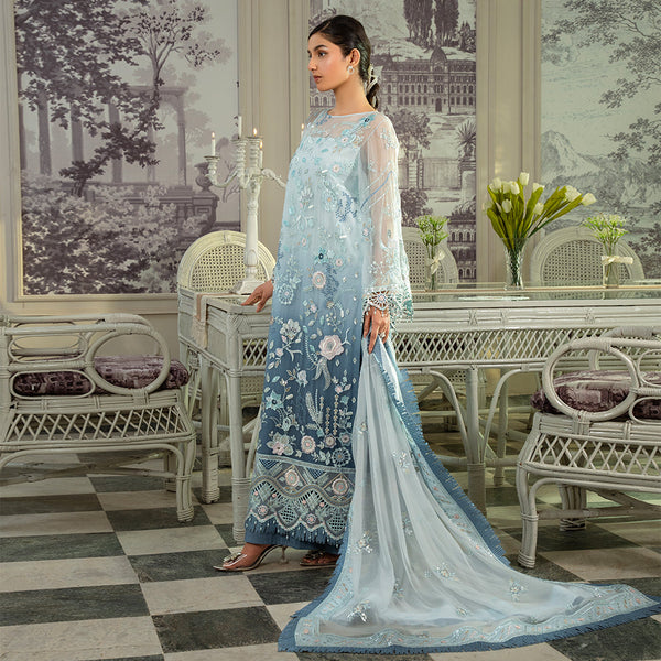 ZM-03 | Mahroosh Unstitched Chiffon '25 By Zebtan