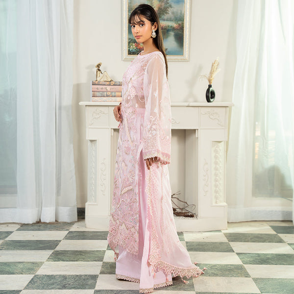 ZM-04 | Mahroosh Unstitched Chiffon '25 By Zebtan