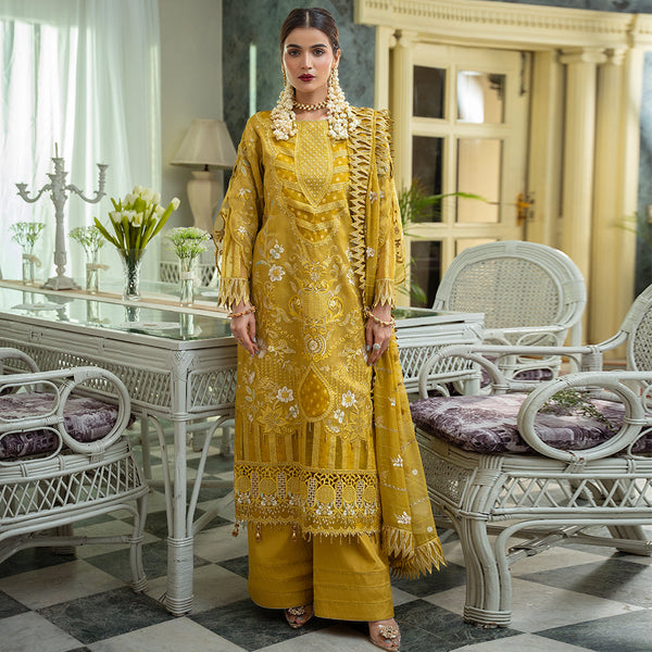 ZM-08 | Mahroosh Unstitched Chiffon '25 By Zebtan