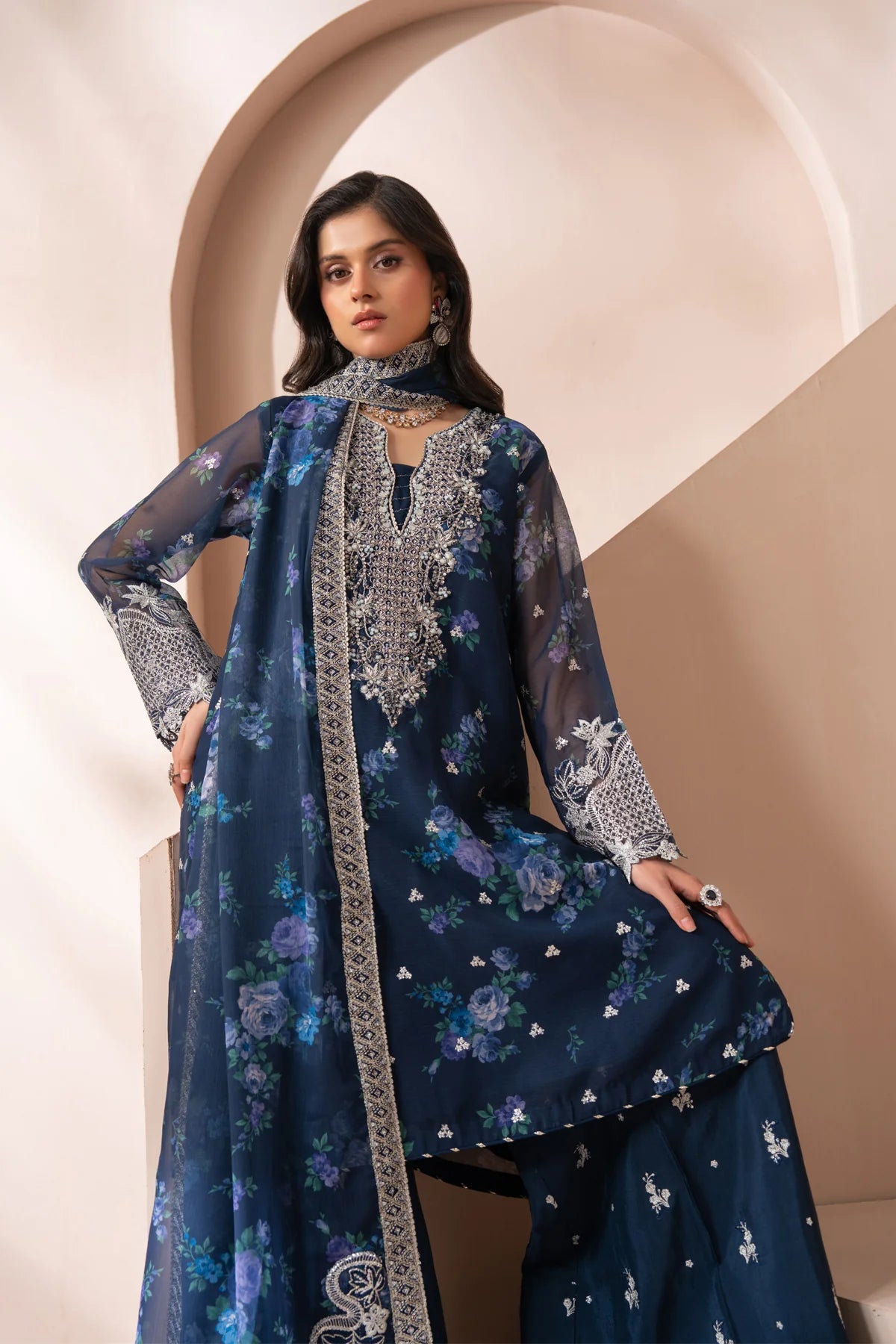 Omaira | Unstitched Dress By Xenia