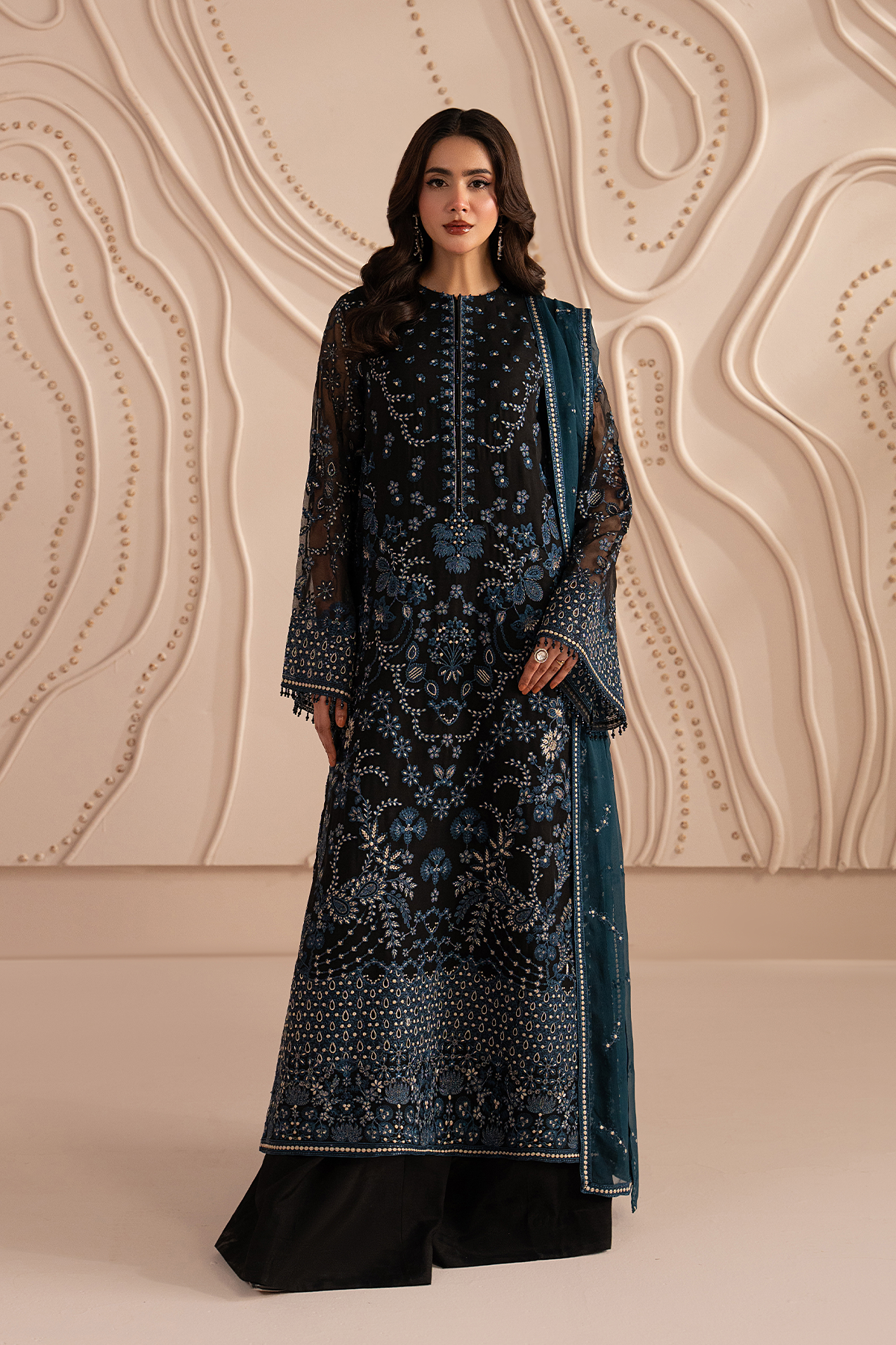Black Noir | Izhare Muhabbat Embroidered Collection By Lavish