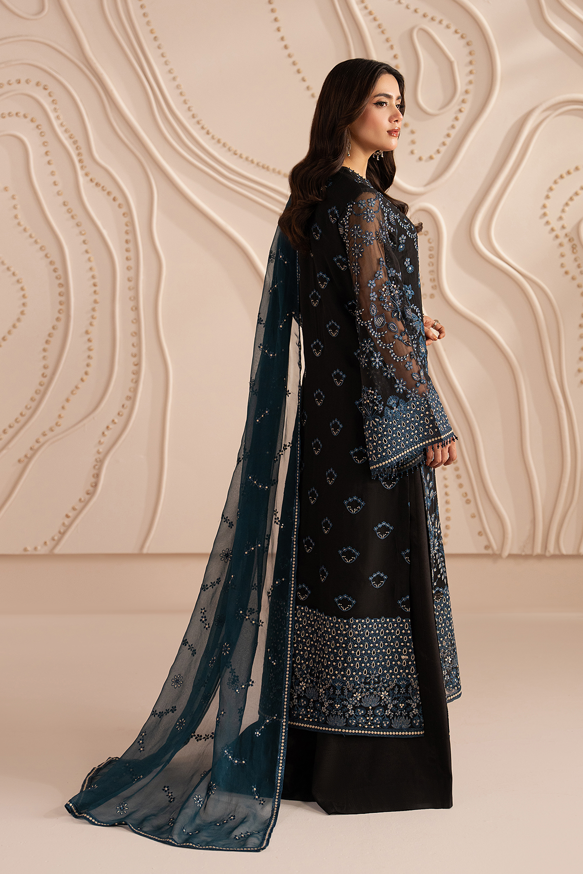 Black Noir | Izhare Muhabbat Embroidered Collection By Lavish