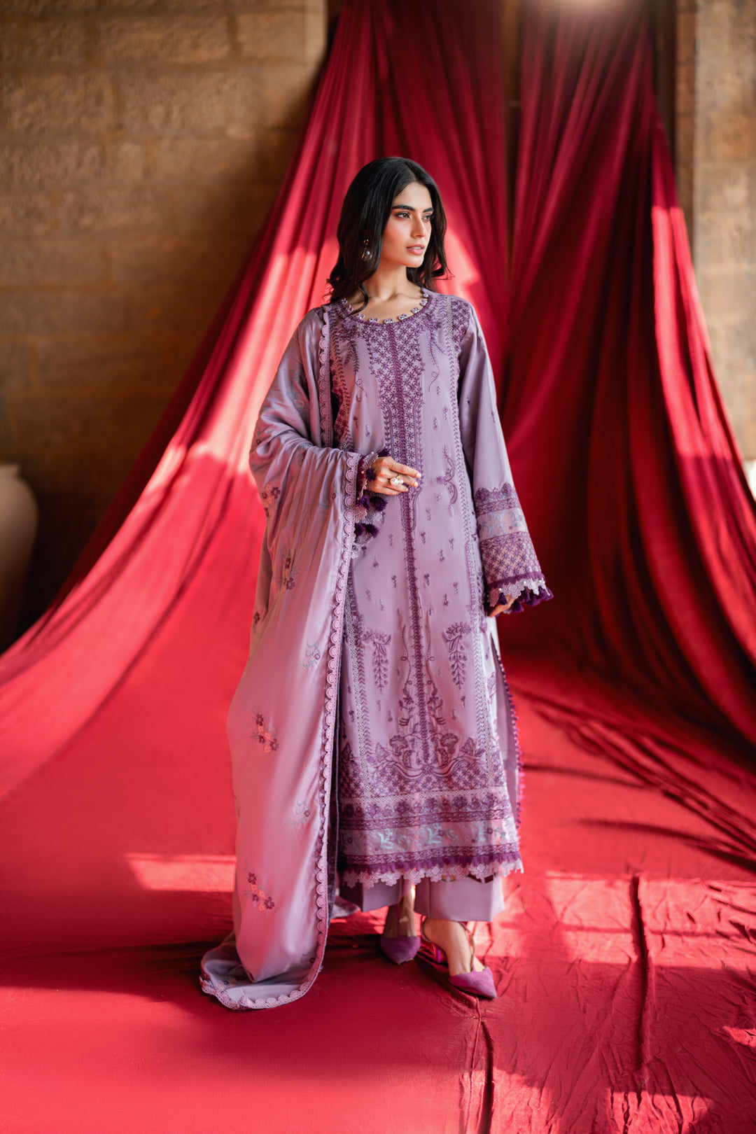 5A - Shades Of Winter Embroidered Collection By Florent