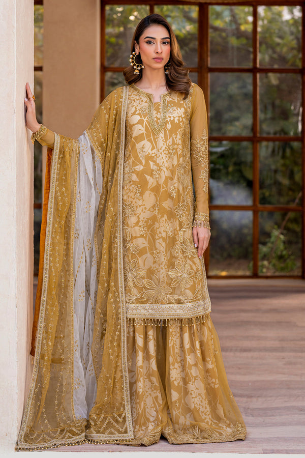 Marigold | ZRI-03 | Iris Formal Unstitched By Zarif