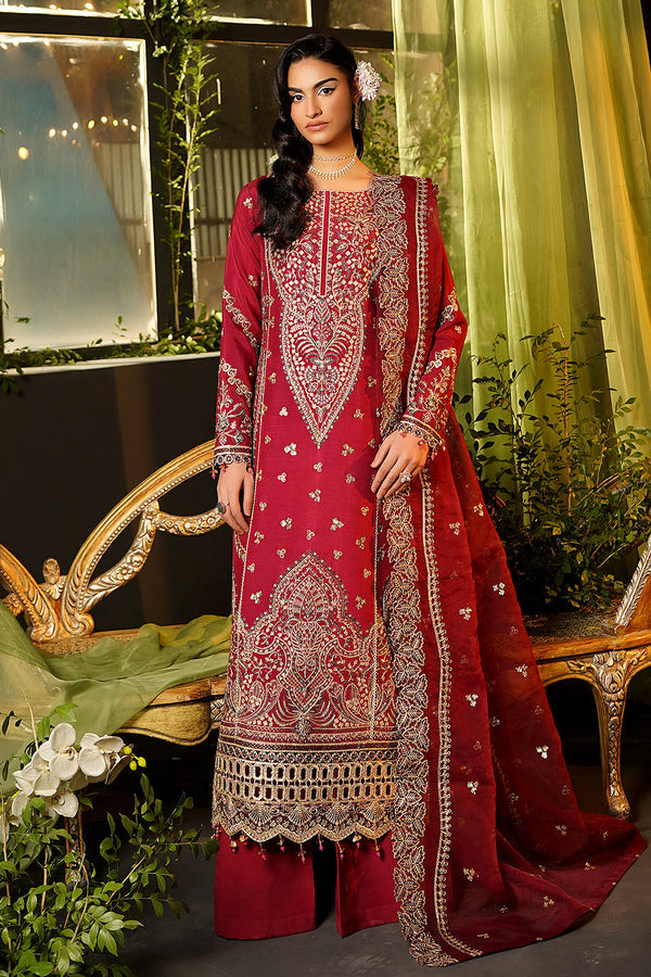 Kanwal-BR-08 | Bekhudi Raw Silk By Maryam's