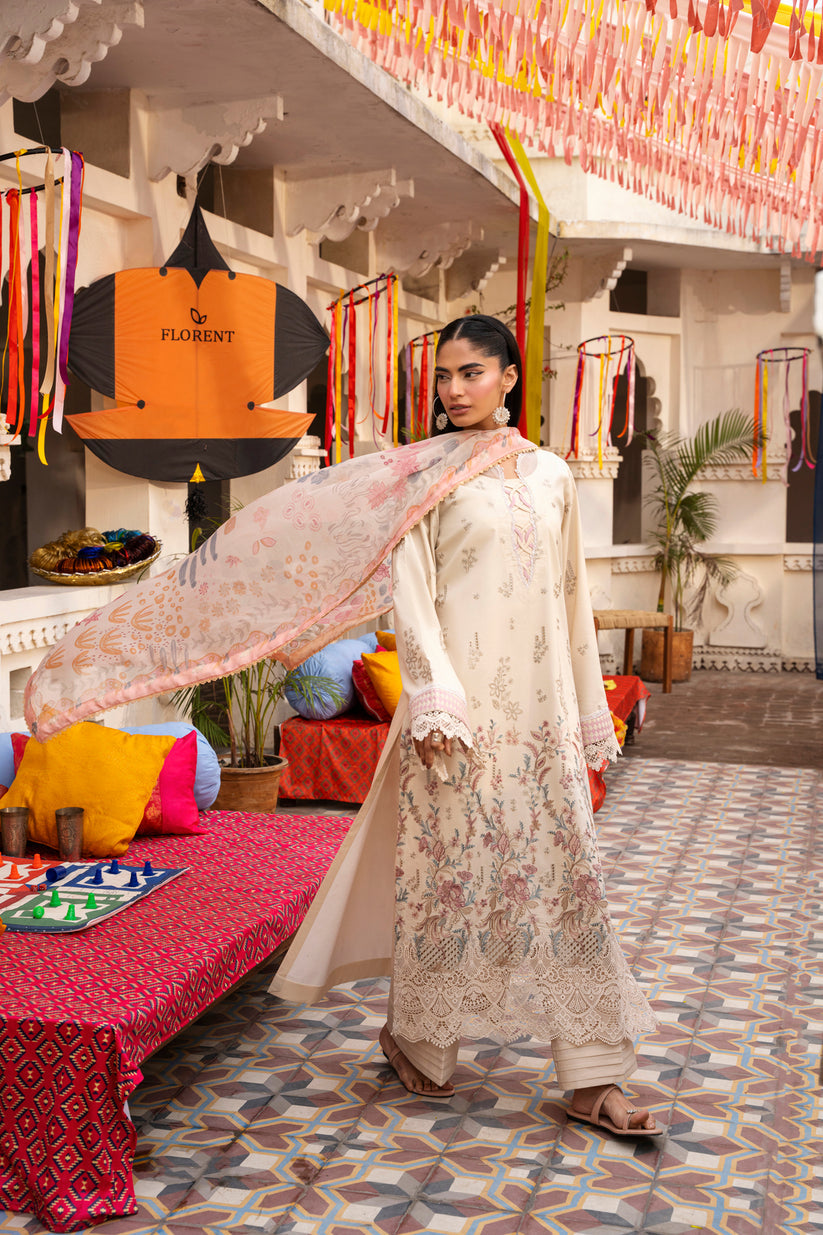 FBC - 5A | Basant Chiken Kari Lawn By Florent