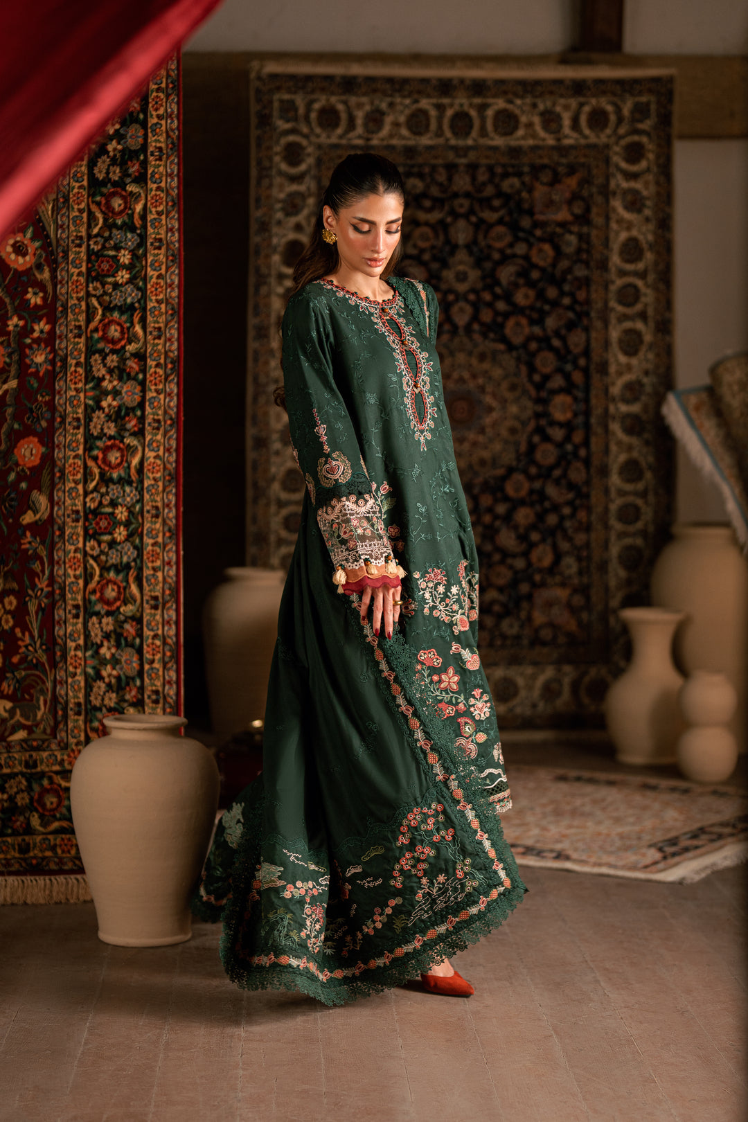 7B - Shades Of Winter Embroidered Collection By Florent