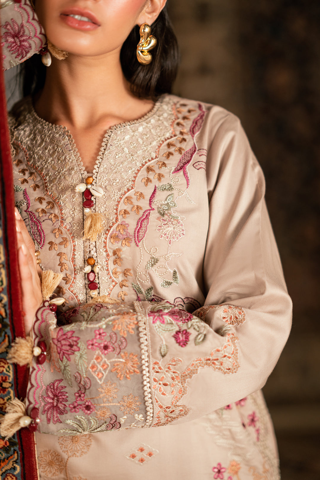 4A - Shades Of Winter Embroidered Collection By Florent