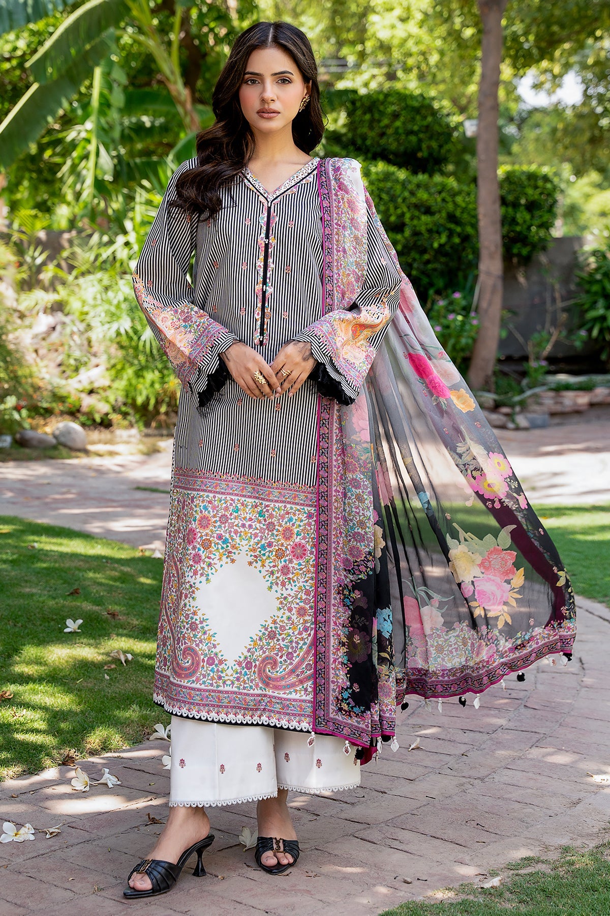 D# - 22 | C-Print Printed Lawn C-Print Vol 3 By Charizma