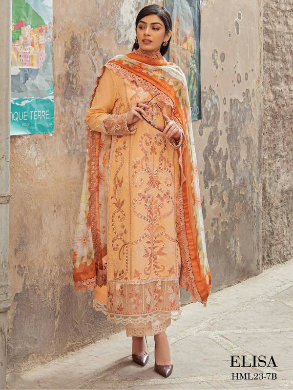 Lawn - Hemline Elisa 7-B Vol 23 by Mushq