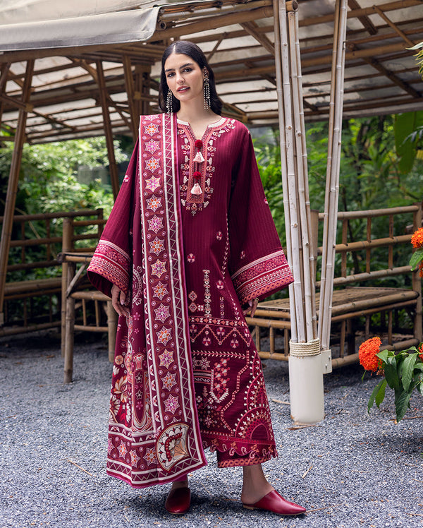 Emerald Glimmer - Symphony Hemline Unstitched by Mushq