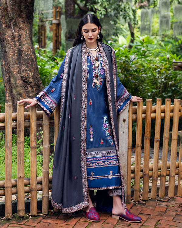 Granite Song - Symphony Hemline Unstitched by Mushq